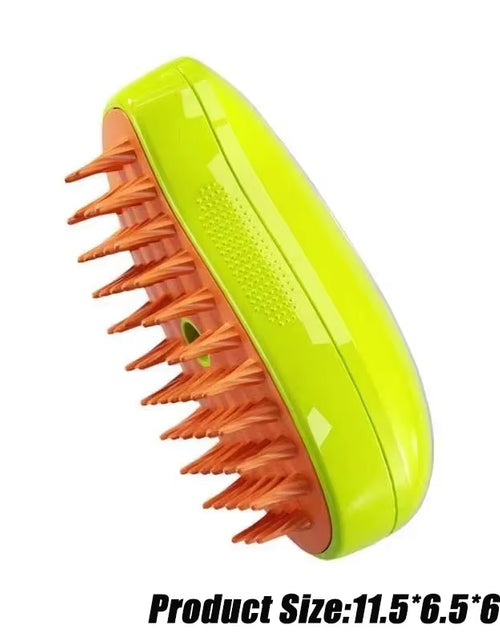 Load image into Gallery viewer, Steamy Dog Brush Electric Spray Cat Hair Brush 3 In1 Dog Steamer Brush for Massage Pet Grooming Removing Tangled and Loose Hair