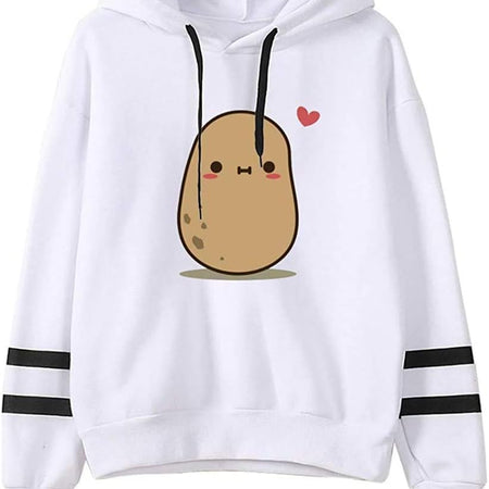 Teen Girls Hooded Sweatshirt Womens Long Sleeve Cute Hoodies Pullover Tops