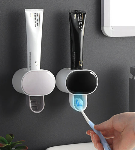 Automatic Toothpaste Dispenser Bathroom Accessories Toothbrush Holder for Home Bathroom Dental Cream Dispenser Dropshipping