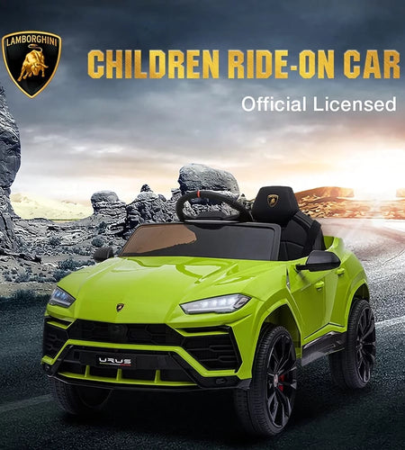 Lamborghini Urus 12V Electric Powered Ride on Car Toys for Girls Boys, Pink Kids Electric Vehicles Ride on Toys with Remote Control, Foot Pedal, MP3 Player and LED Headlights, CL61