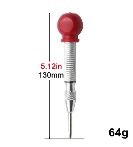 Automatic Center Punch Kerner Woodworking Metal Puncher Steel Hole Self Pin Mark Spring Loaded Dent Marker Hand Tool Carpenter