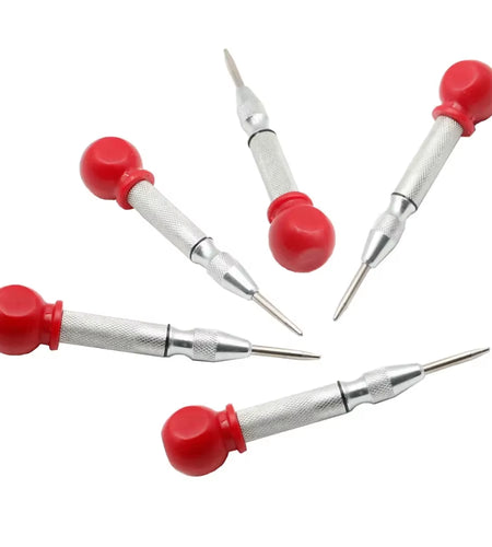 Automatic Center Punch Kerner Woodworking Metal Puncher Steel Hole Self Pin Mark Spring Loaded Dent Marker Hand Tool Carpenter