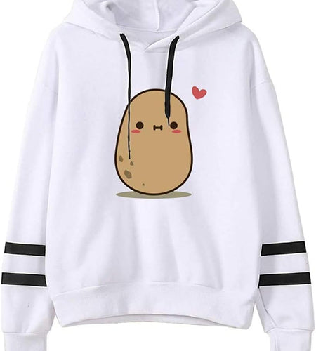 Teen Girls Hooded Sweatshirt Womens Long Sleeve Cute Hoodies Pullover Tops