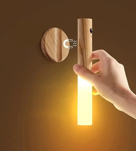 1Pc Intelligent Human Body Induction Night Light, LED Rechargeable Corridor Cabinet Wall Light, Household Toilet Wall Induction